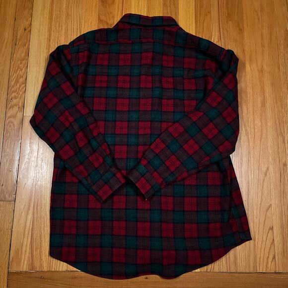 Pendleton 100% Virgin Wool Button Down Shirt Men’s XL Lindsay Tartan Plaid USA - Picture 7 of 11